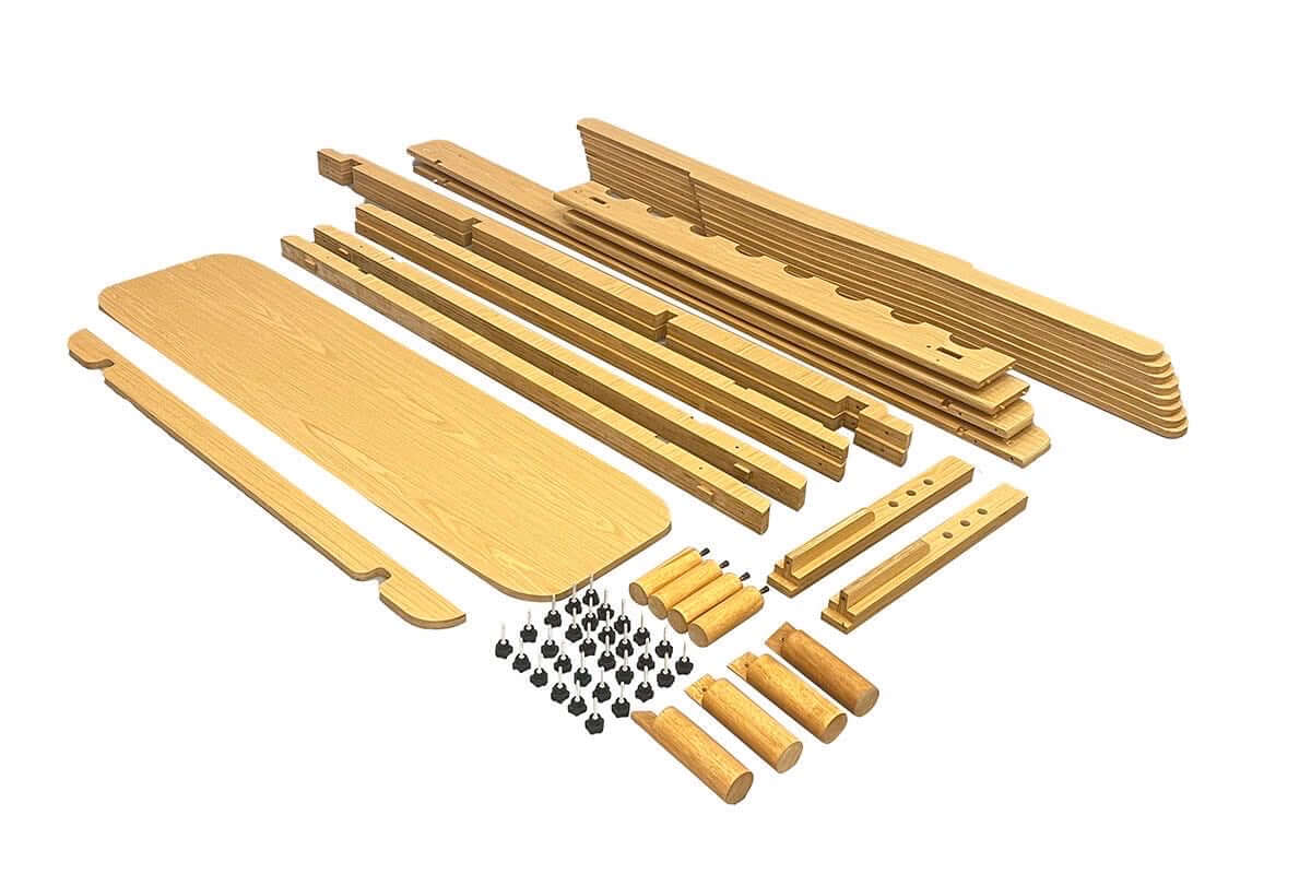 Tool-Free Solid Wood Bed Frame Melbourne