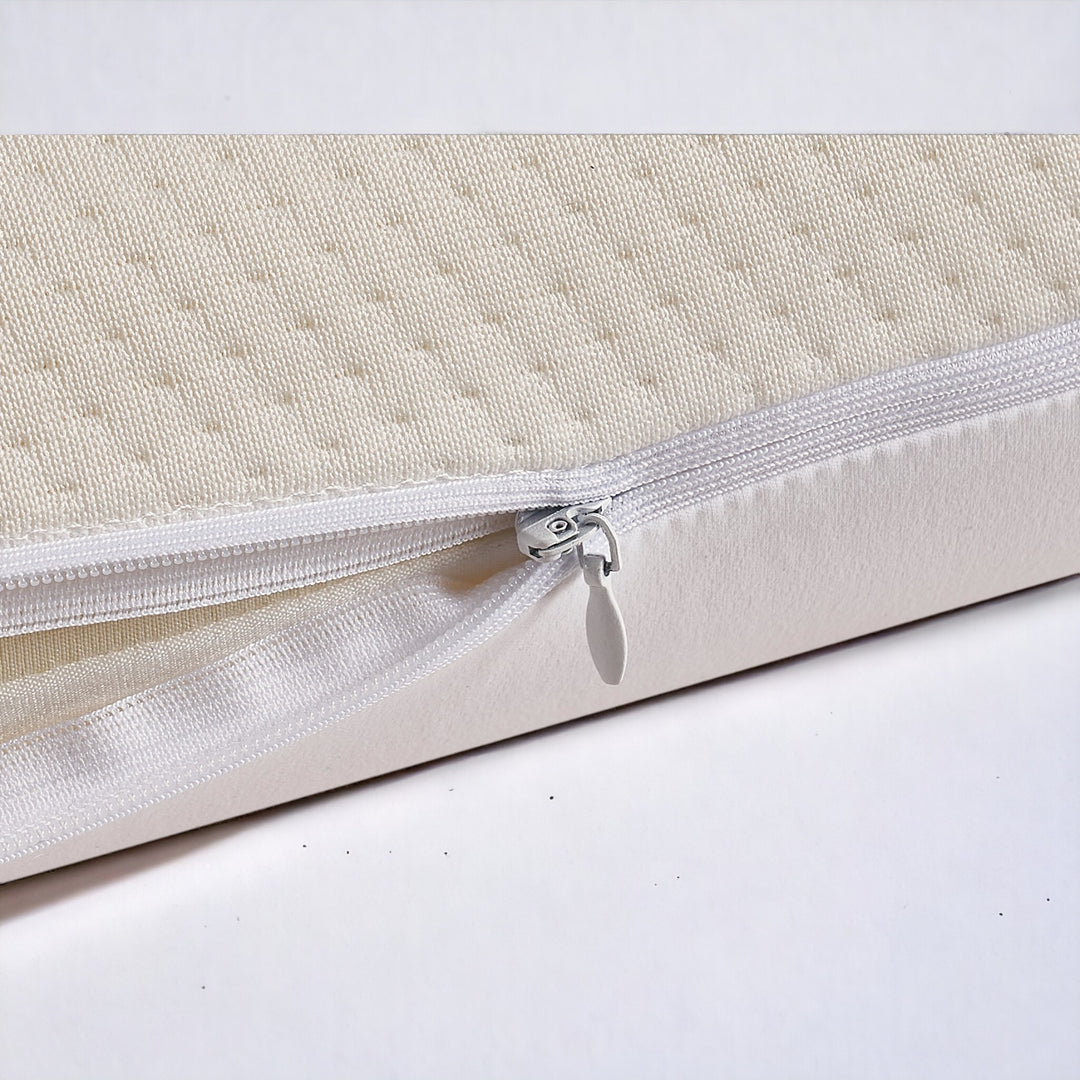 AVONEST dual-sided memory foam pillow showing both surfaces