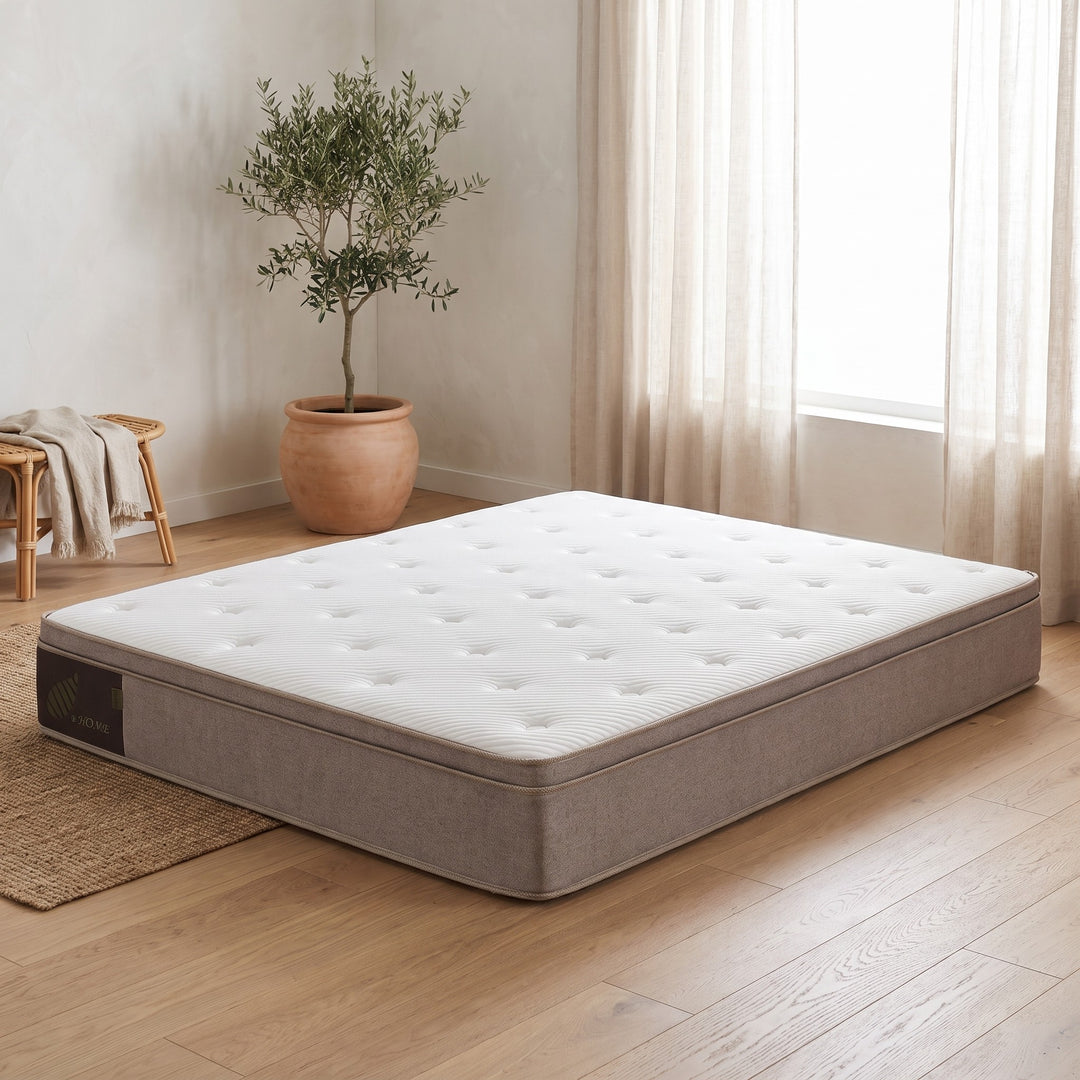 AVONEST Premium Hybrid mattress in a bright Melbourne apartment bedroom