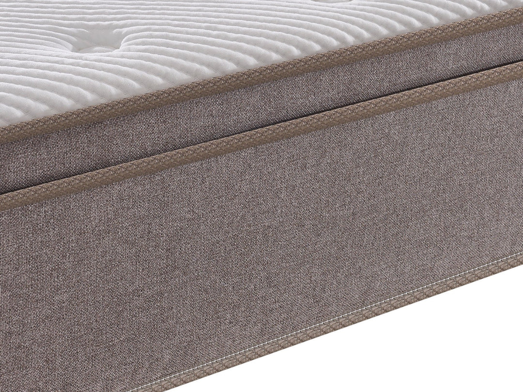AVONEST Hybrid mattress woven side edge detail
